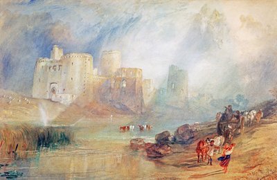 キッドウェリー城、ウェールズ 作： Joseph Mallord William Turner